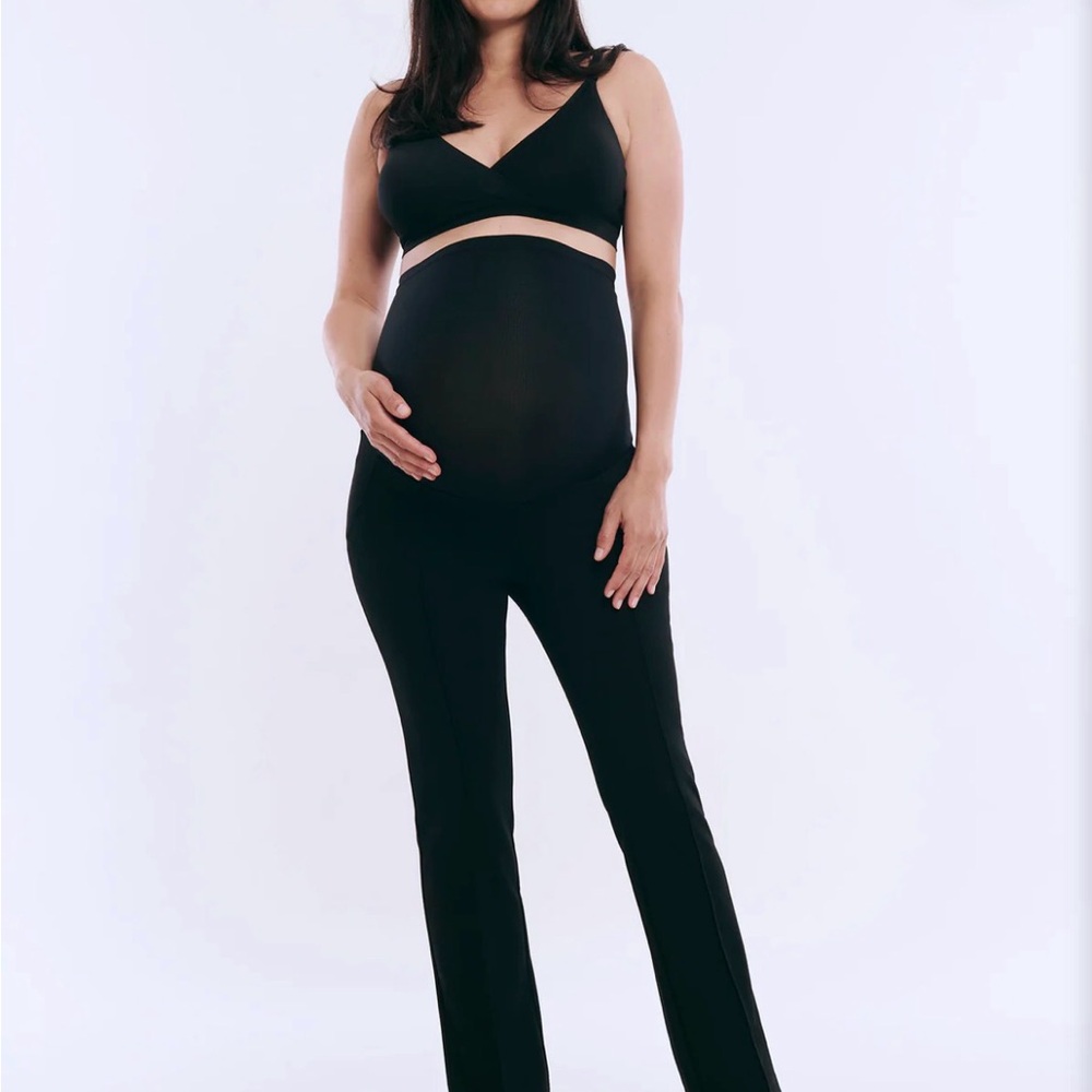 Motherhood Maternity Black Pants Secret Fit Belly® Modern Work Pant